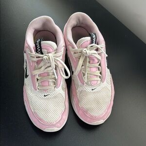 Nike Pink and White Athletic Sneakers